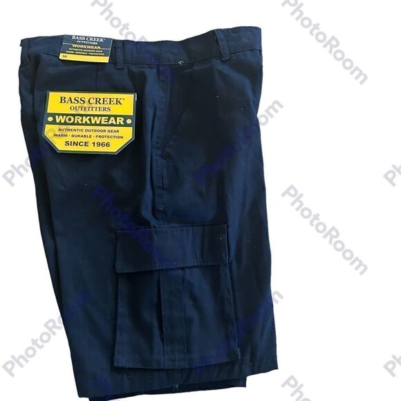 Bass Creek Outfitters Mens Workwear Shorts Navy Blue, size 30, NWT - Picture 3 of 7